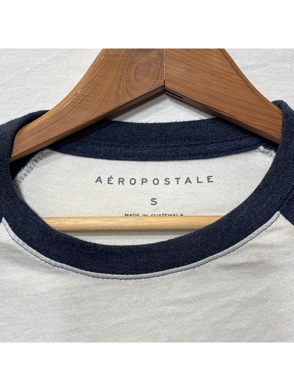 Aeropostale California Bear Raglan Long Sleeve Tee Small - Picture 4 of 4